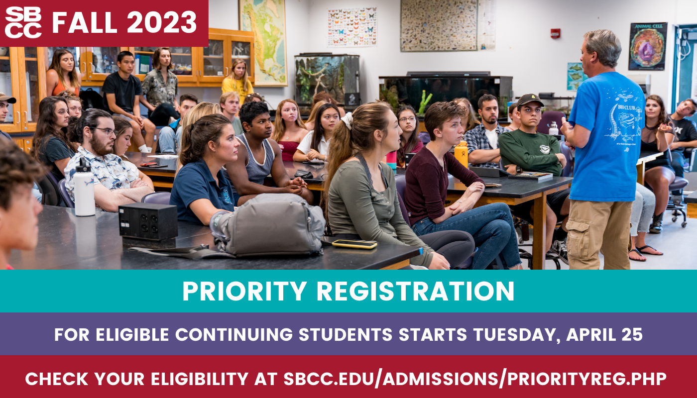 Priority registration open for Summer 2023